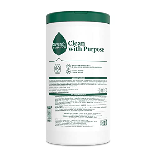 Seventh Generation Garden Mint wipes tackle appliance surfaces with a minty, essential-oil scent.