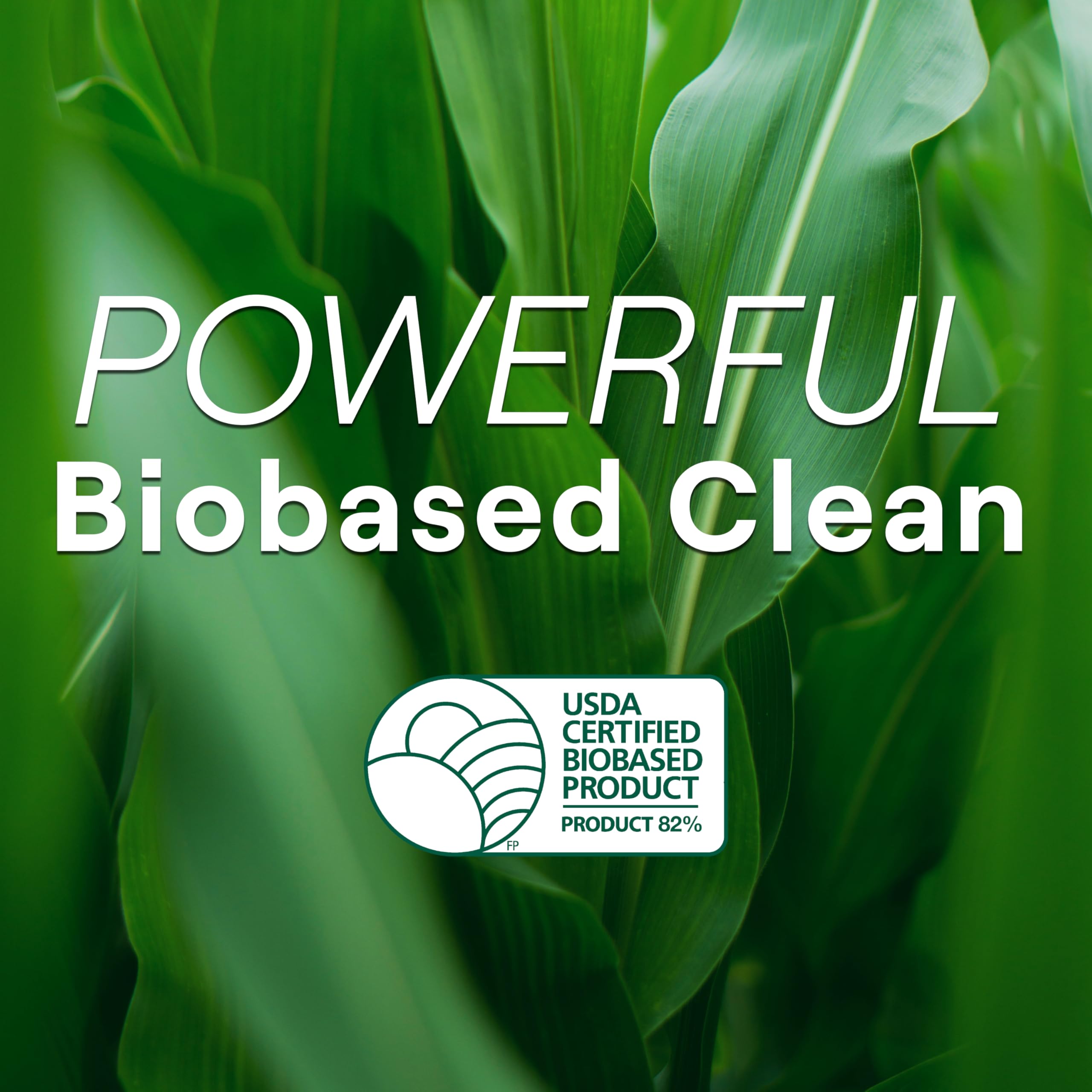 Seventh Generation biodegradable formula reduces environmental impact while cleaning effectively.