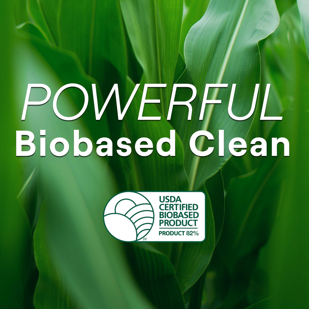 Seventh Generation biodegradable formula reduces environmental impact while cleaning effectively.
