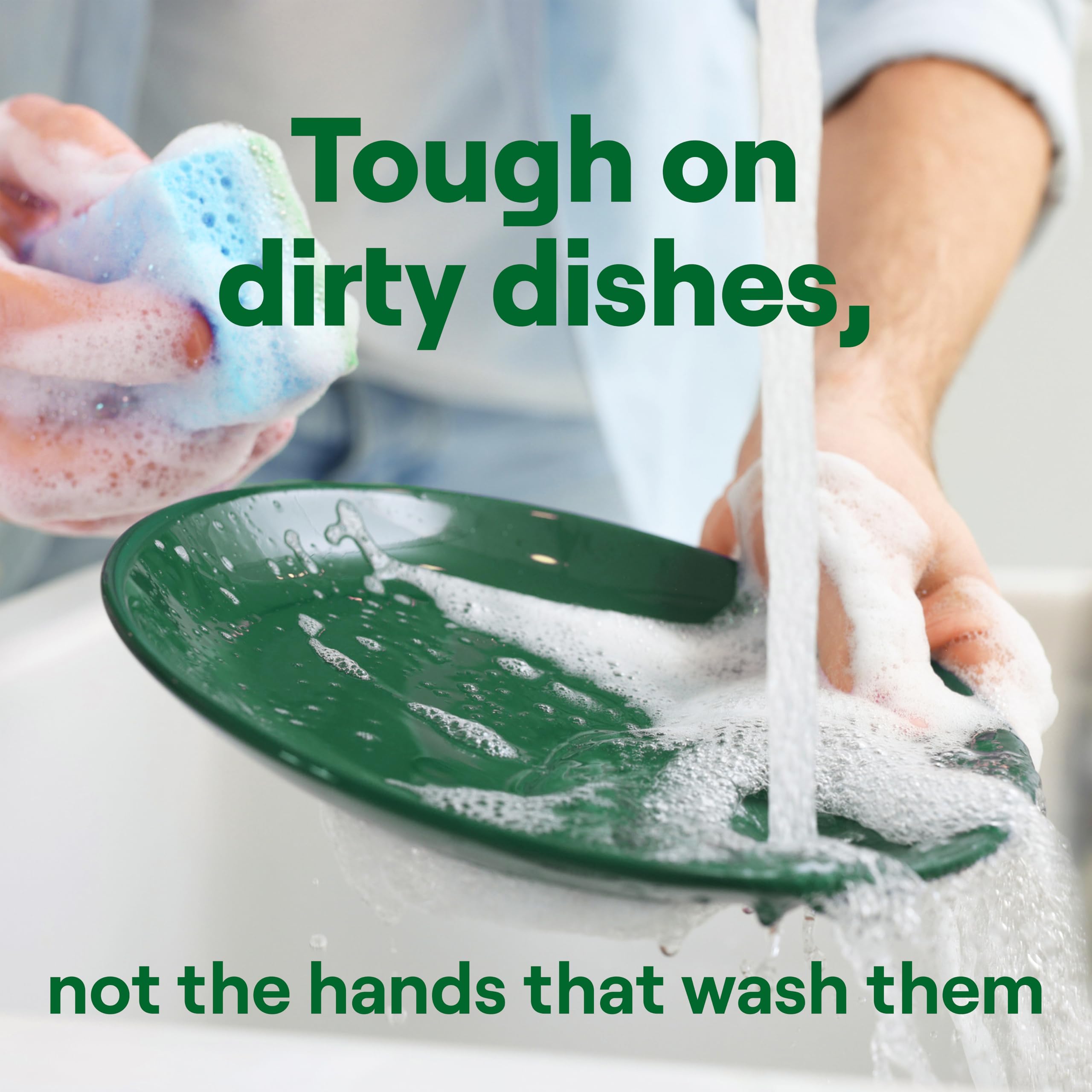 Seventh Generation hand dish wash refill plant-based graphic communicates safety and USDA biobased status
