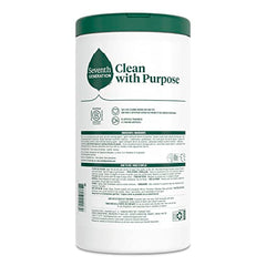 Seventh Generation wipes in dispenser tub ready for easy one-step cleaning