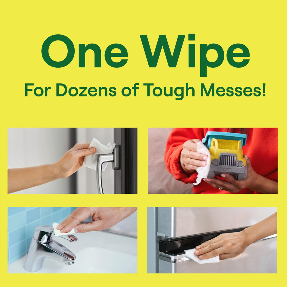 Seventh Generation multi-surface wipes 3-pack packaging shown for households with busy cleaning routines