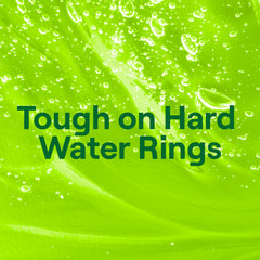 Pour-action image showing easy application to the toilet bowl