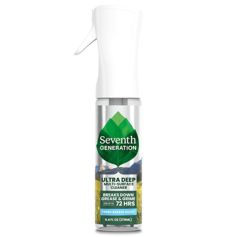 Seventh Generation Ultra Deep Cleaner bottle front showing eco-friendly formula for tough grease