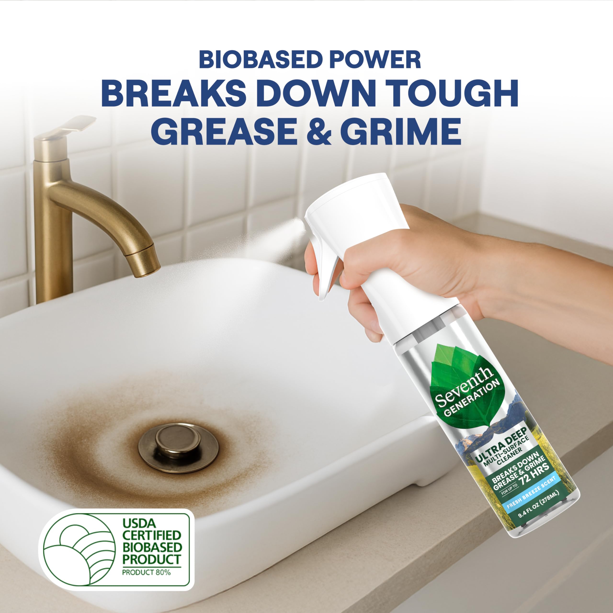 Seventh Generation Ultra Deep Cleaner near children’s toys, safe for families