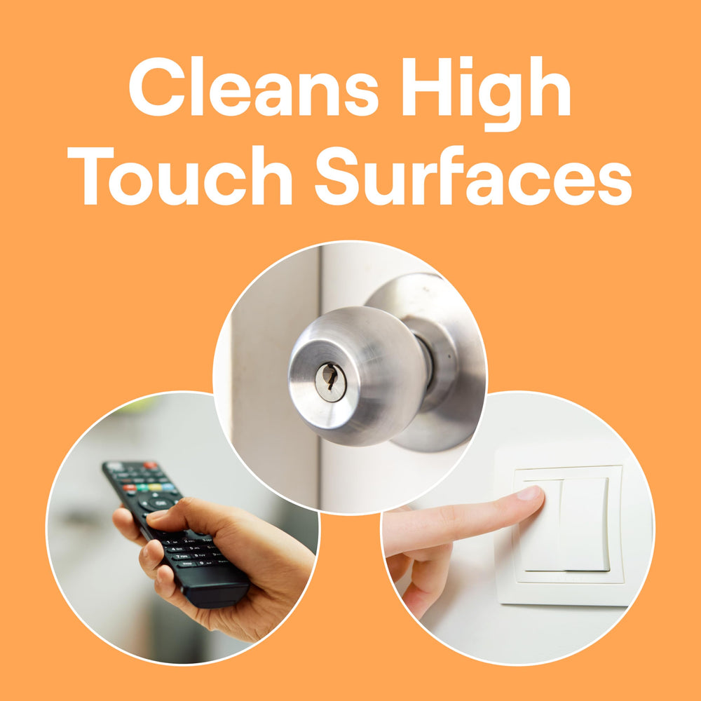 Seventh Generation Wipes bathroom fixtures cleaned with lemongrass scent