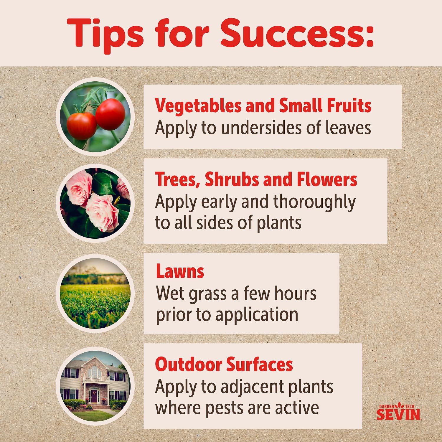 Sevin kills ants, beetles, and aphids on contact