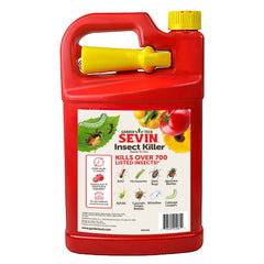 Sevin nozzle narrow fan adjustment demonstrates precise garden coverage