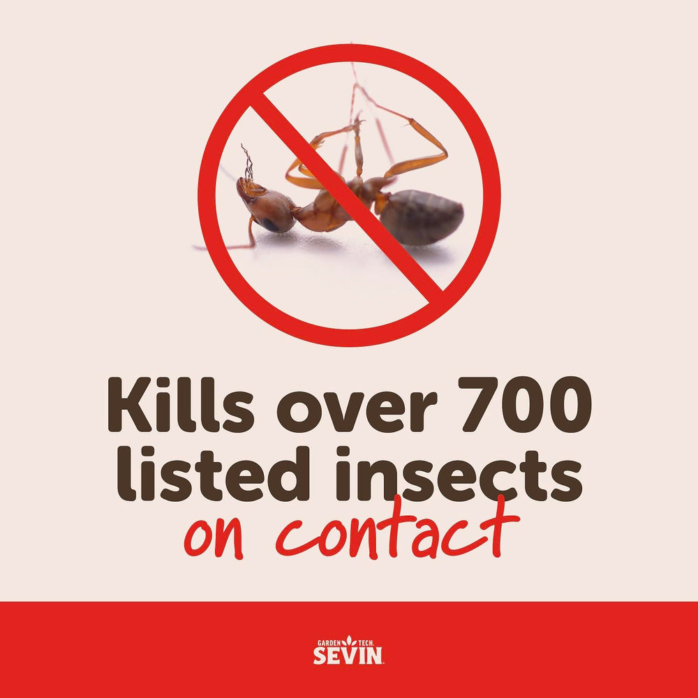 Sevin pest range graphic with multiple insects