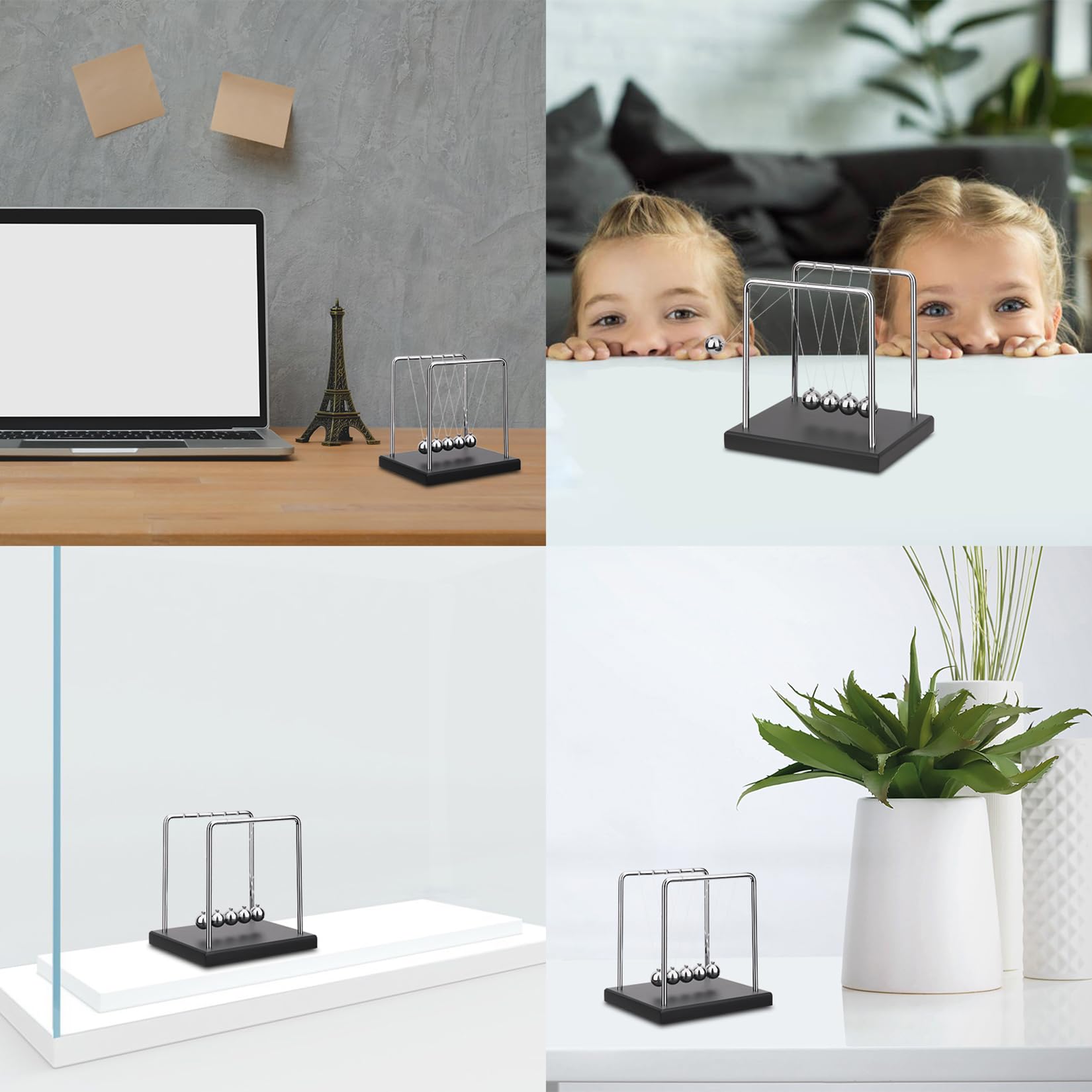 SEVNPRIME gravity-based display provides a calming focal point in living rooms.