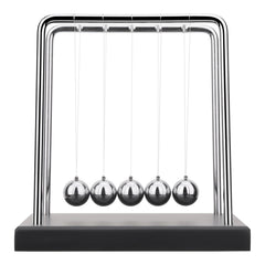 SEVNPRIME Newton's cradle pendulum shows energy conservation with a smooth, long swing.