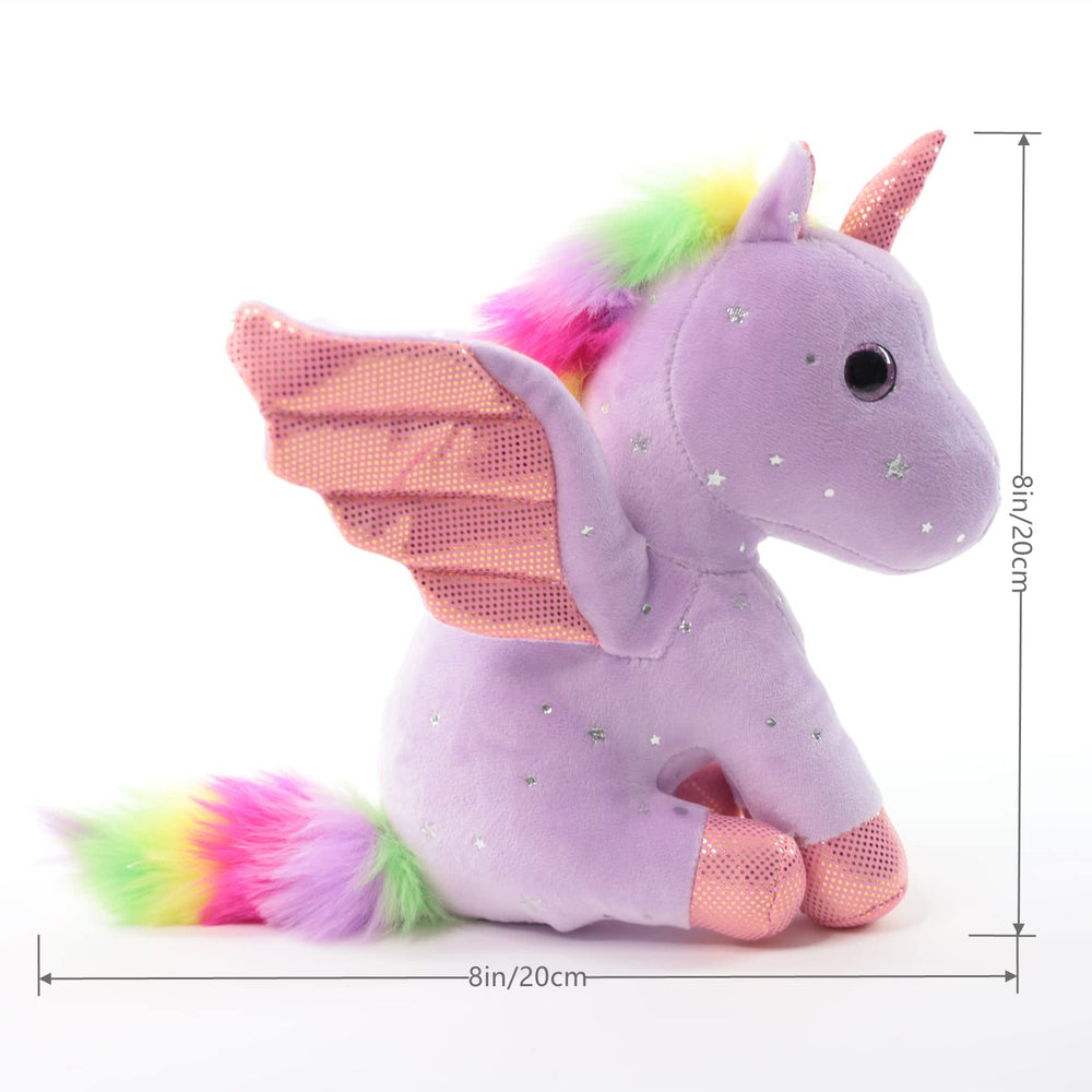 Sew Butiful blue unicorn plush perfect for bedtime stories