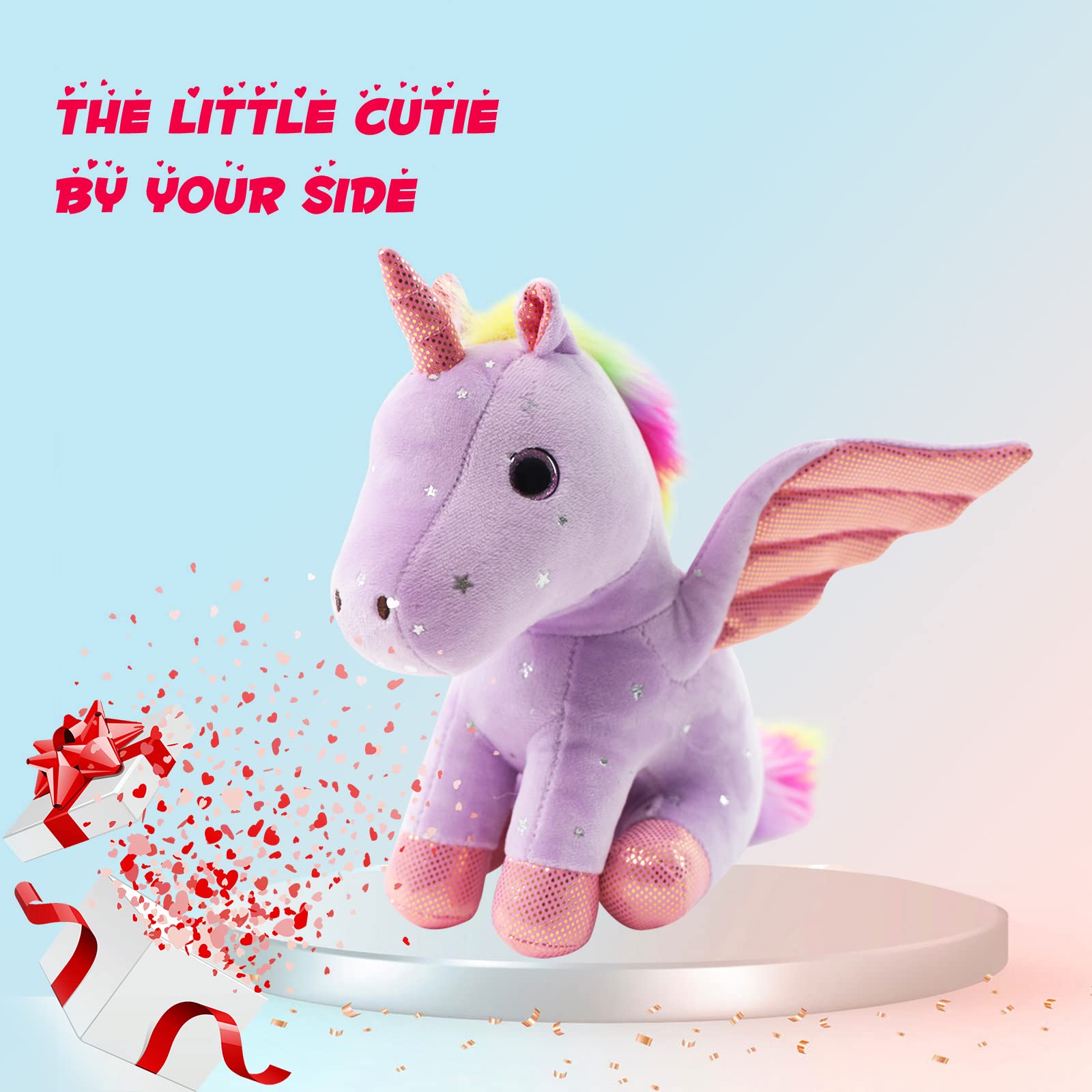 Sew Butiful white unicorn plush ideal gift for girls