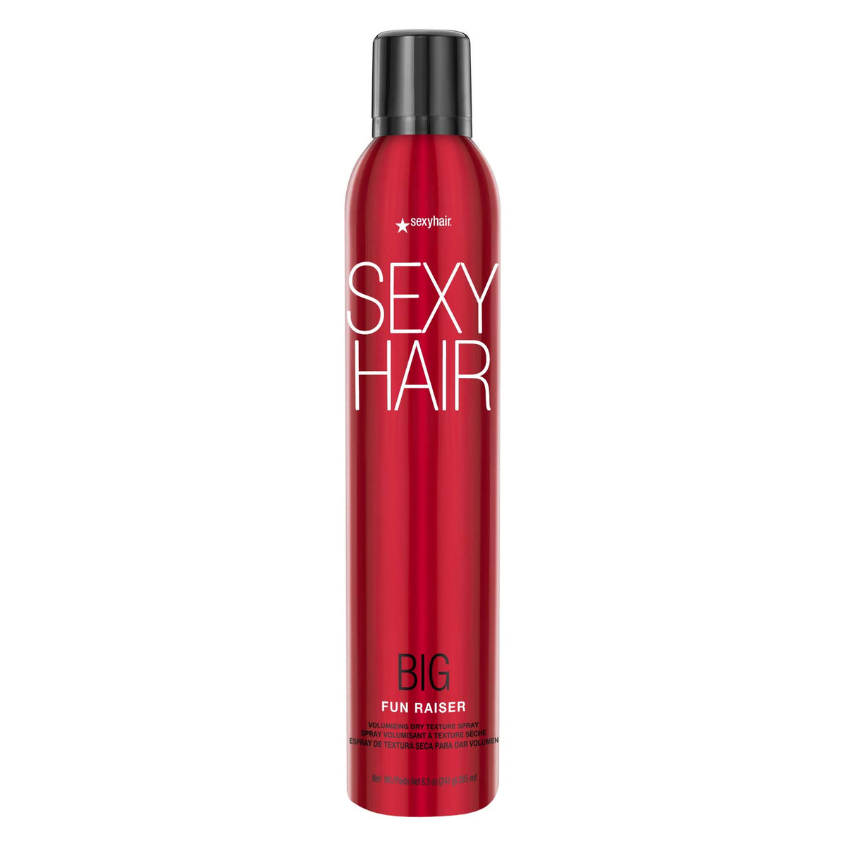 SexyHair Big Fun Raiser bottle front showing volumizing formula for fuller hair.