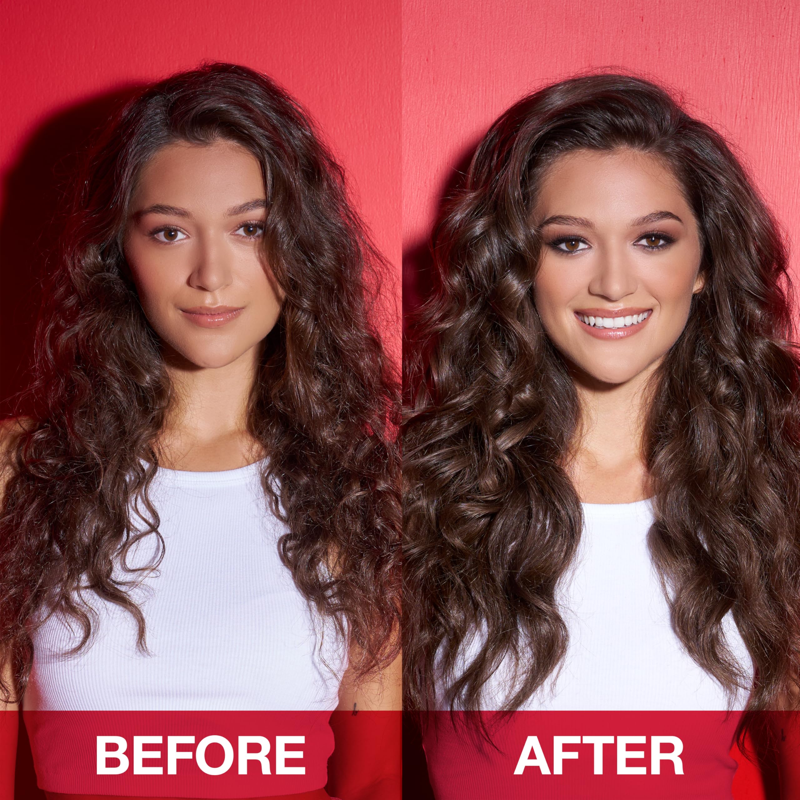 SexyHair Big Spray & Stay label graphic highlights humidity resistance.
