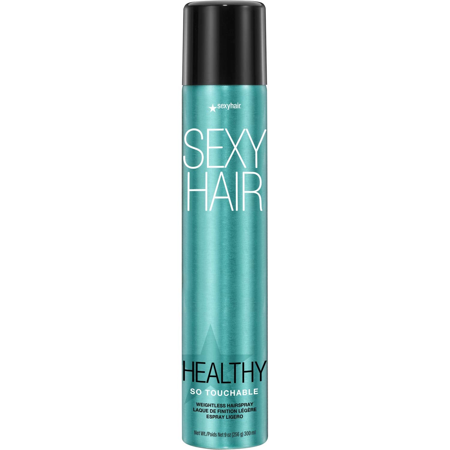 SexyHair Healthy So Touchable bottle shows weightless hold for effortless styling.