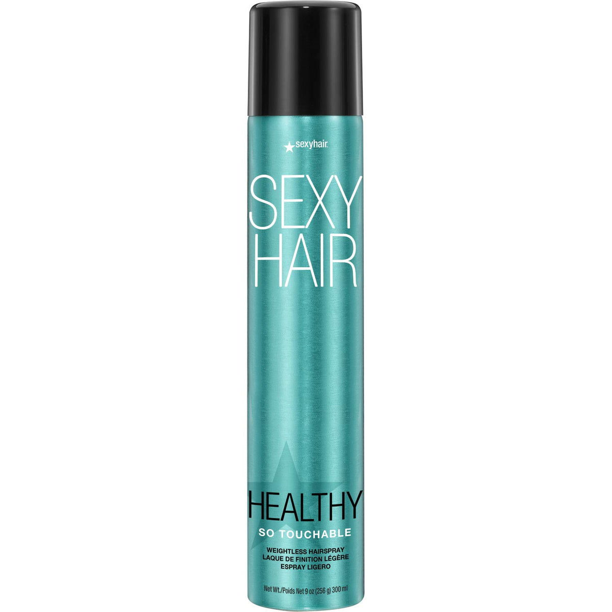 SexyHair Healthy So Touchable bottle shows weightless hold for effortless styling.