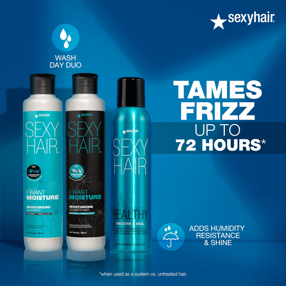 SexyHair Safe for chemically straightened hair and extensions visual