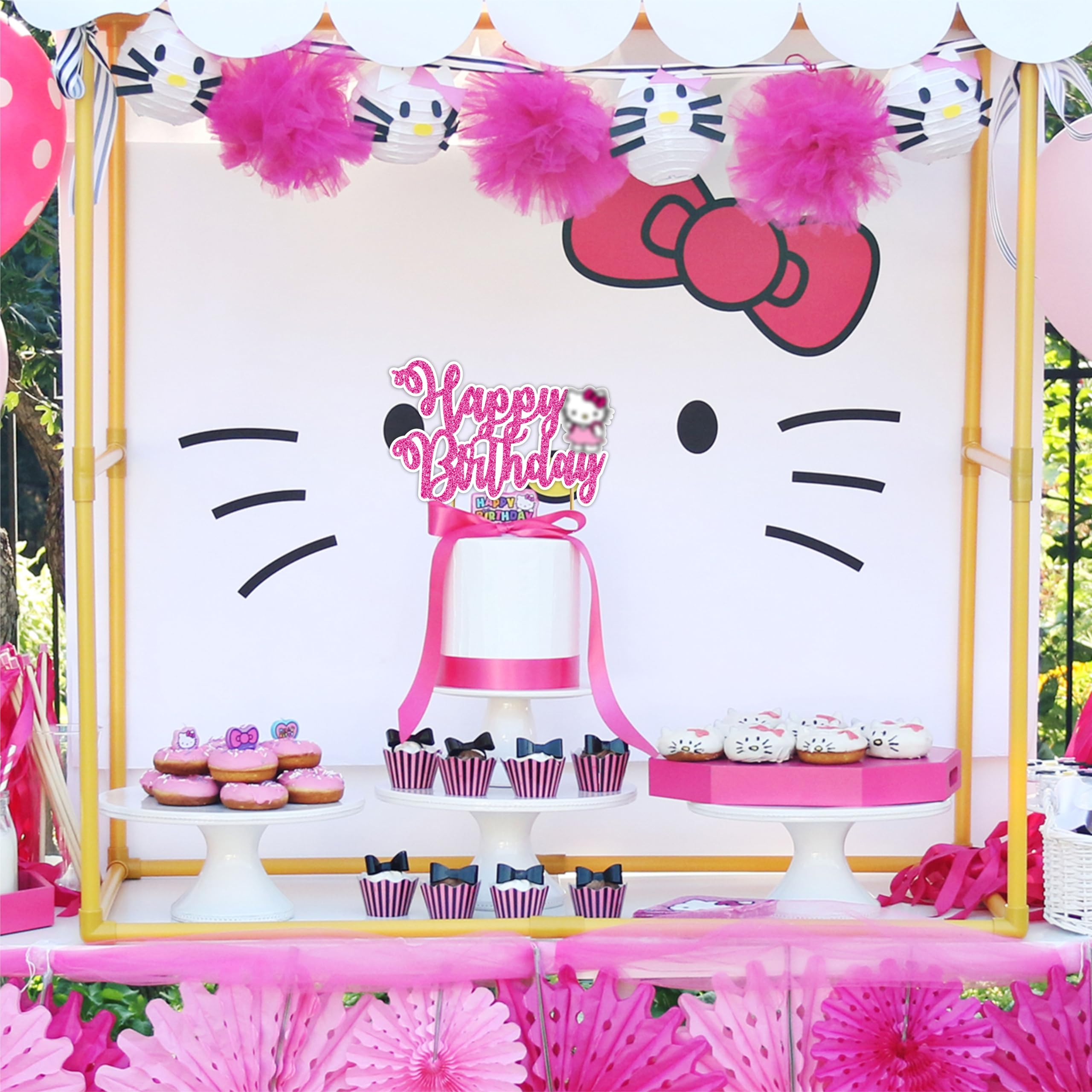 Seyal playful cat topper adds a festive touch to celebrations