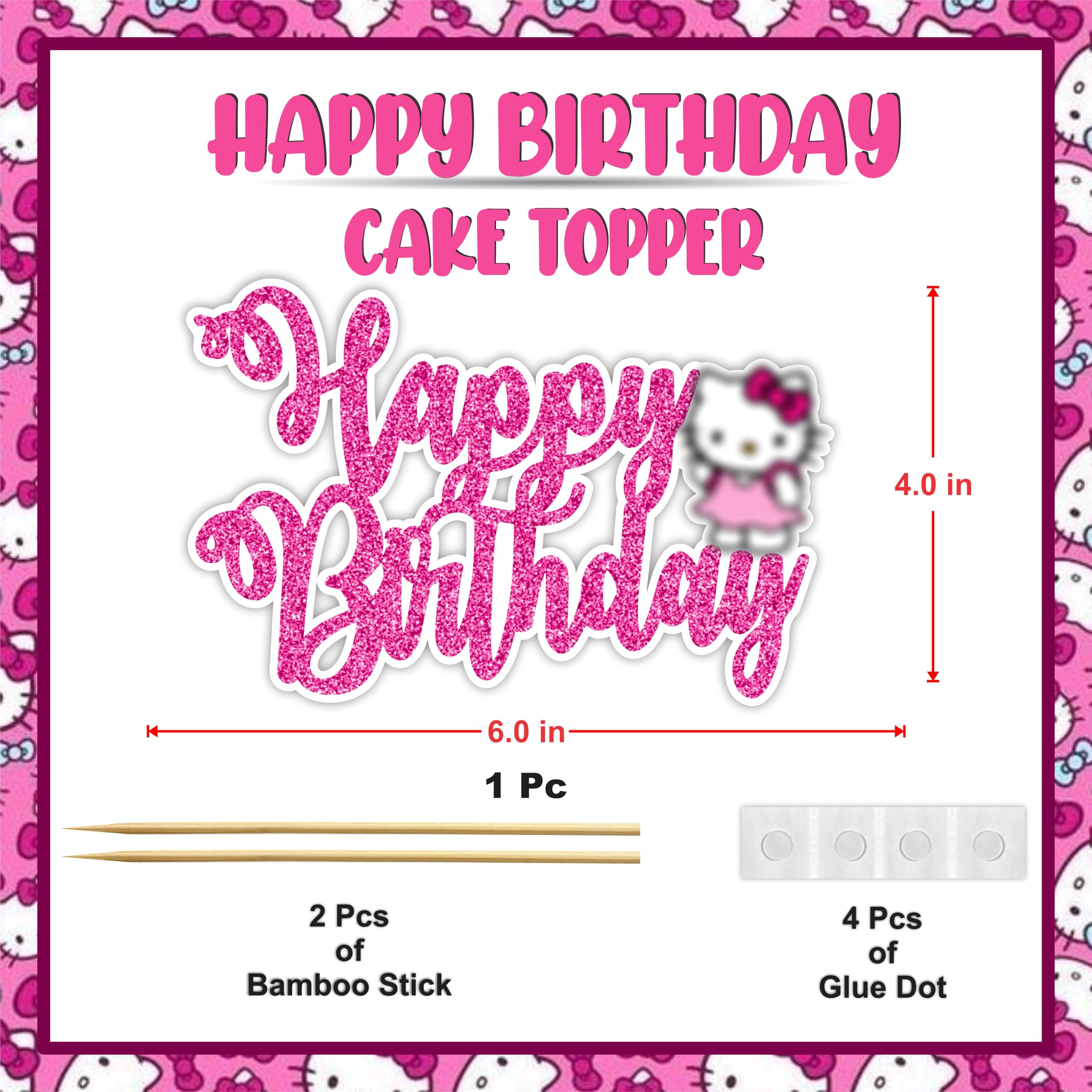 Seyal cute cartoon cat cake decor for quick, stylish dessert table enhancement