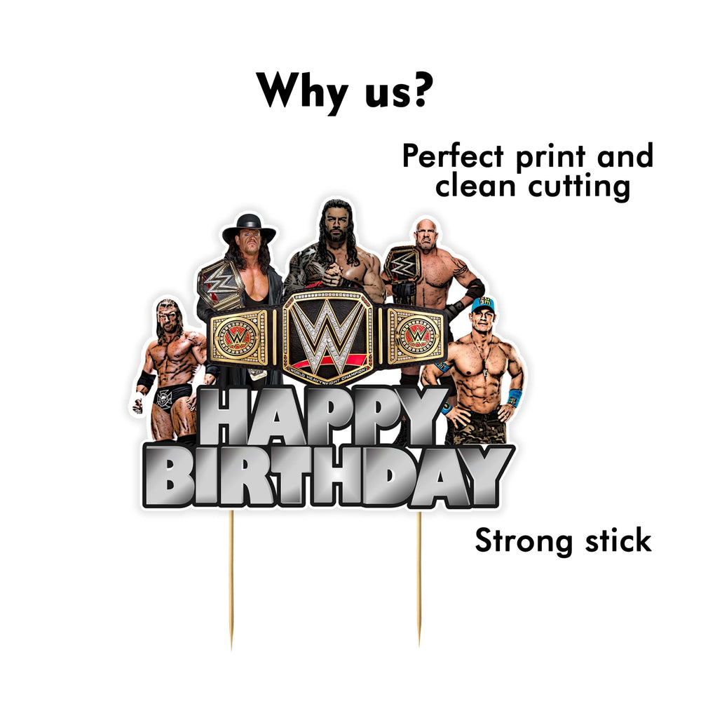 Seyal WWWE themed party supplies elevate WWE-style celebrations.