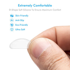 SF SONFAN nose pads applied to glasses demonstrating easy application for comfort
