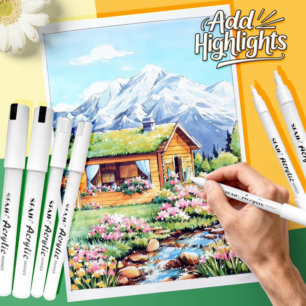 SFAIH marker on ceramic delivers smooth, bright coverage