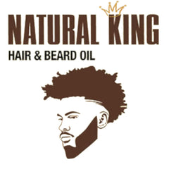 SFC Natural King Pro-Growth beard oil applied to facial hair shows quick absorption