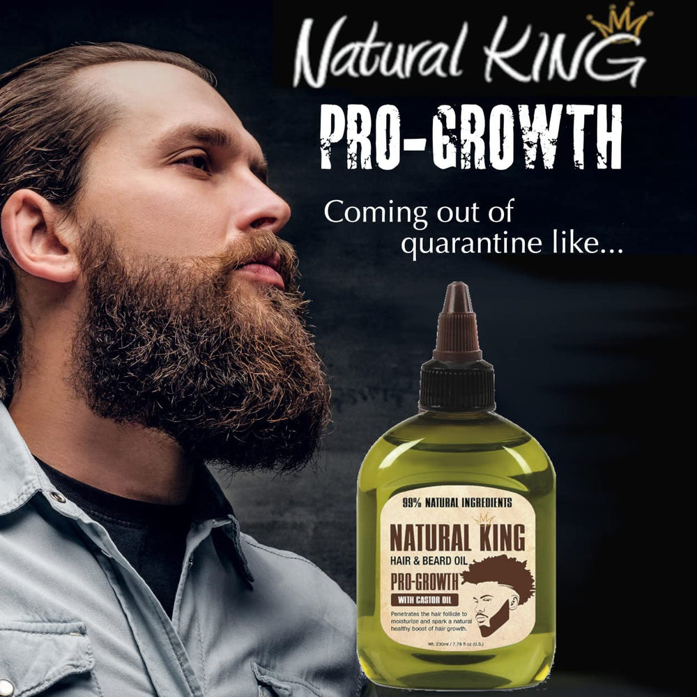 SFC Natural King Pro-Growth oil shows no petroleum or alcohol on label