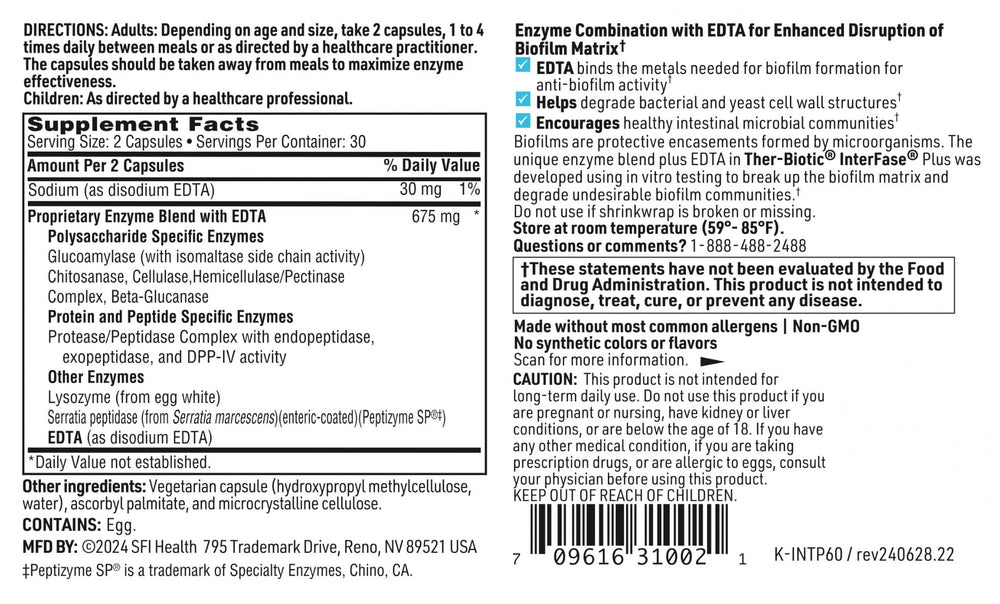 SFI Health Interfase Plus EDTA component shown to support matrix interactions
