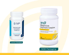 SFI Health Klaire Labs capsules closeup highlights the easy-to-swallow form.