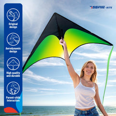SGftre Delta Kite built with durable materials for outdoor use.