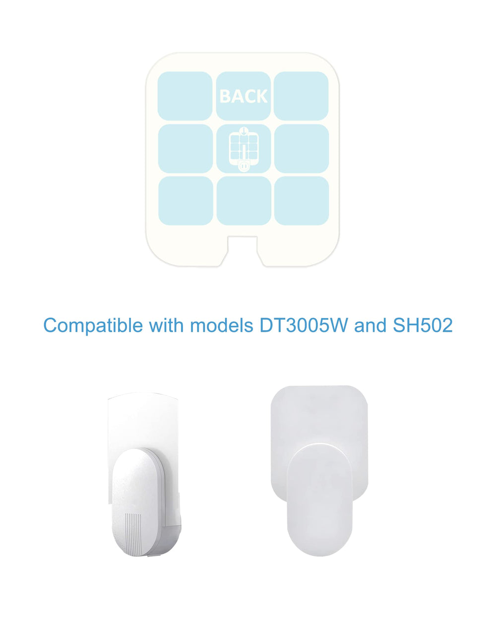 SH502 compatible refill glue card installed in an indoor fly trap on a wall