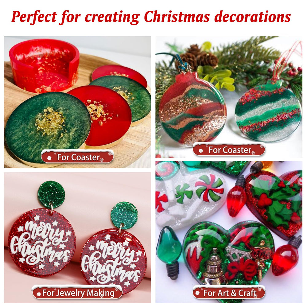 Shabebe Epoxy Resin compatible with pigments, mica, and glow powders.