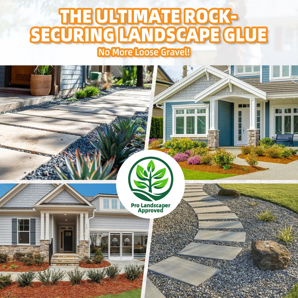 Shabebe Rock Glue weather resistance helps paths endure seasons.