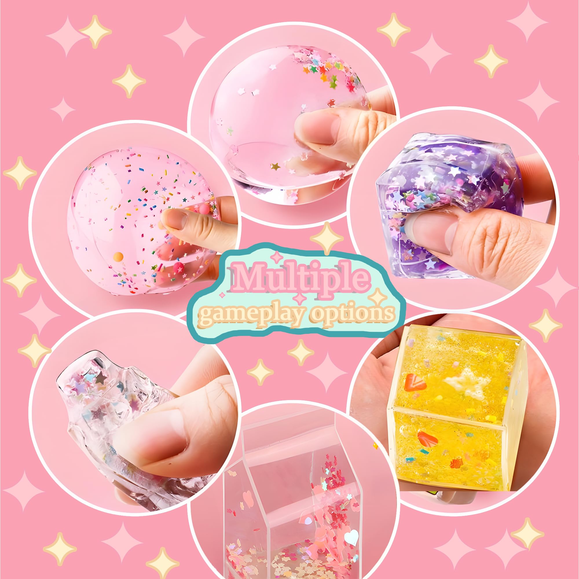 Shaguanchang Nano Tape Bubble Kit stickers provide cute accents for crafts.