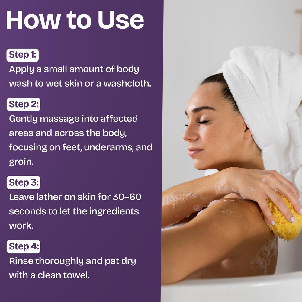 Shailee daily body wash for sensitive skin routine.