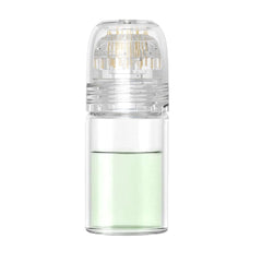 Shake Beauty Hydra Needle Derma Stamp close-up showing the 0.25mm titanium needles for gentle serum application.