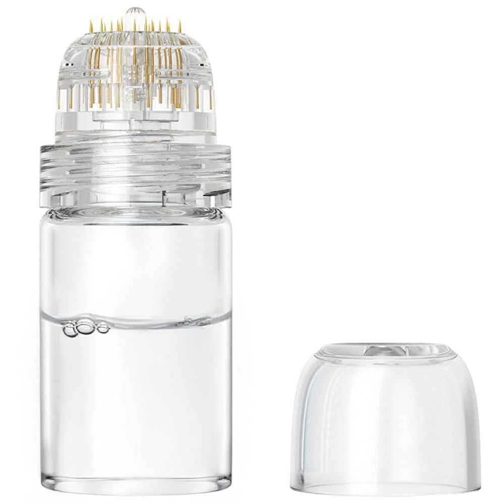Shake Beauty portable glass bottle ready to hold your preferred serum at home or on travel.