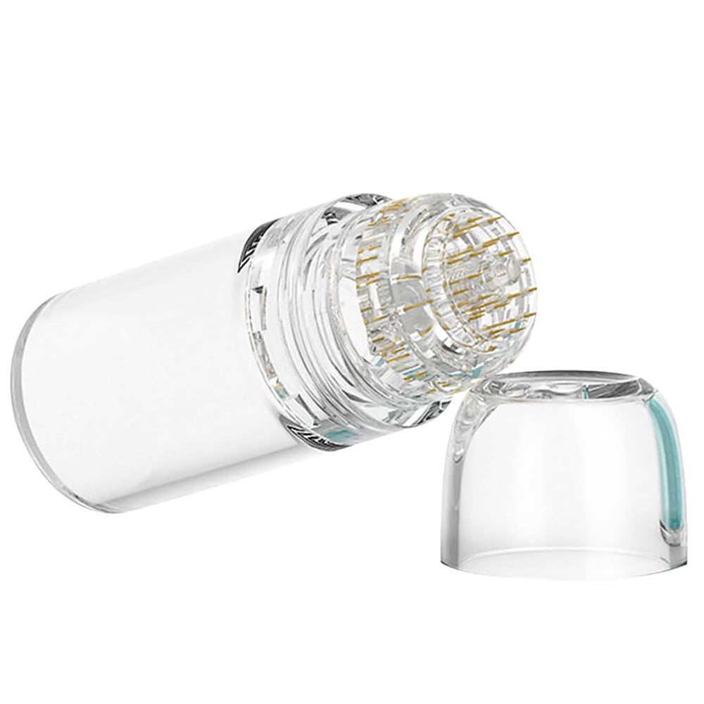 Shake Beauty 20 titanium needles arranged for a beginner-friendly at-home treatment.