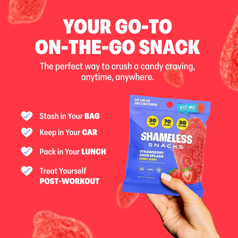 Shameless Family Shareable Snack image indicating convenient, portable packs