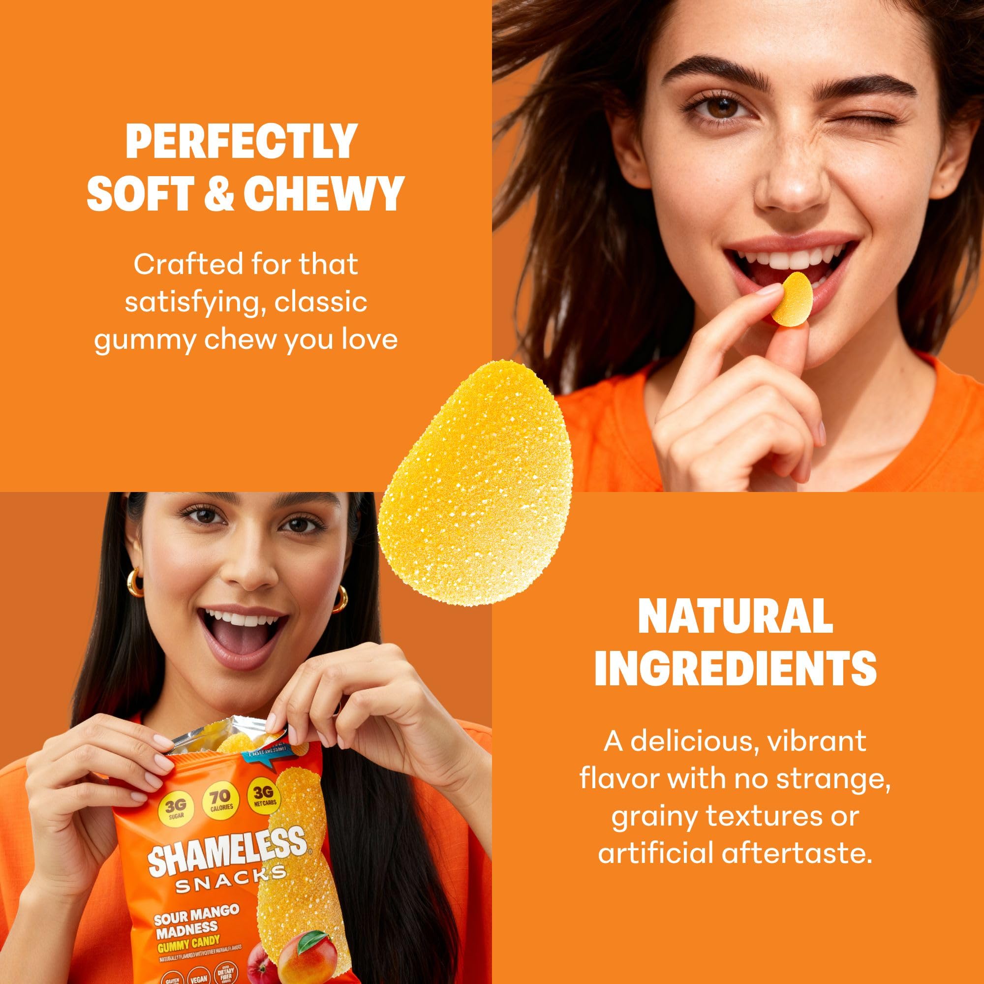 Shameless Sour Mango Madness family-friendly snack time.