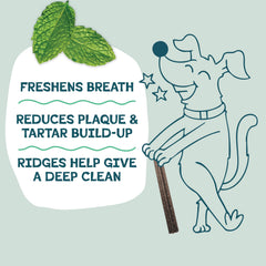 Shameless Pets Triple Mint Dental Chews grain-free ingredients for sensitive dogs.