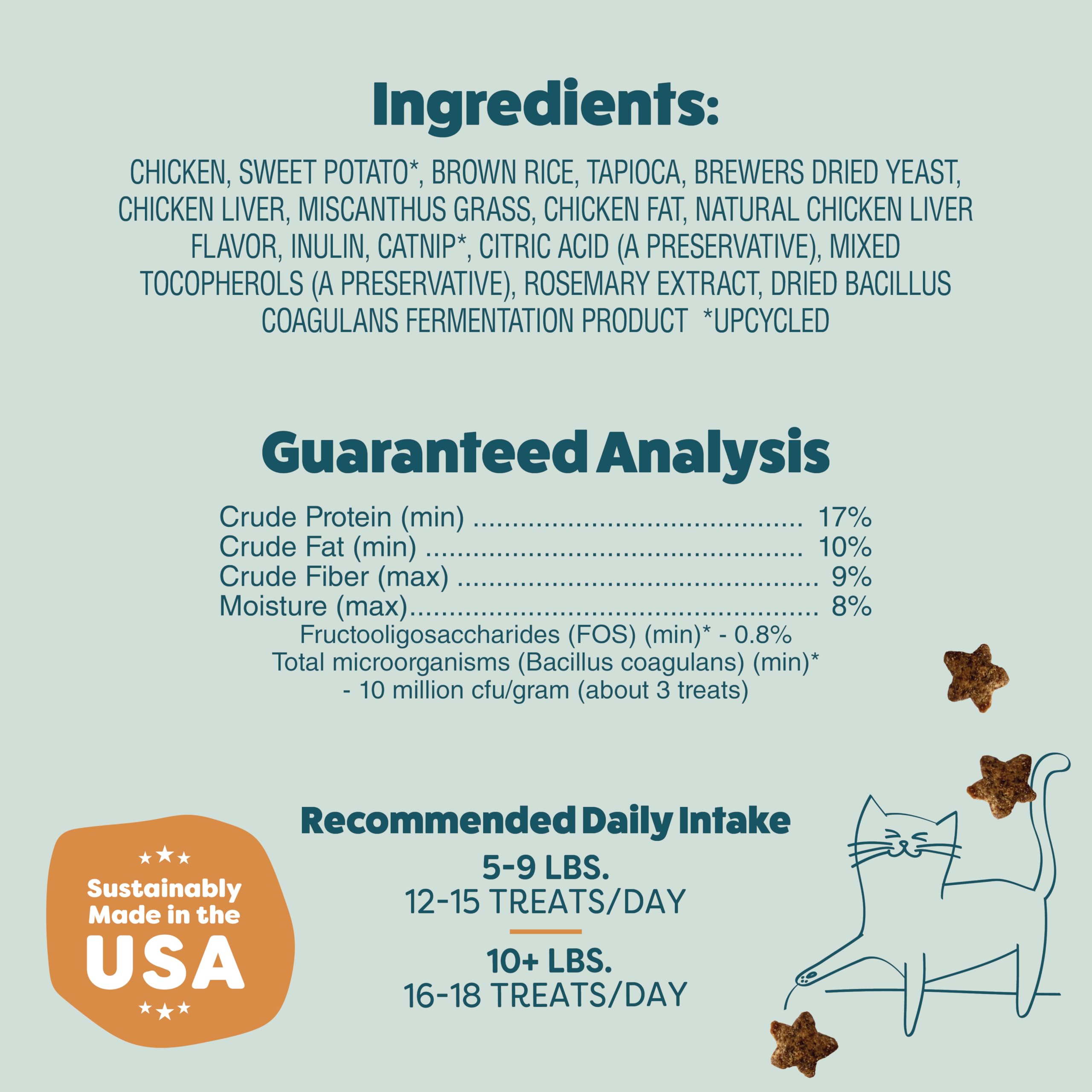 Upcycled sweet potatoes in Shameless Pets treats to reduce waste