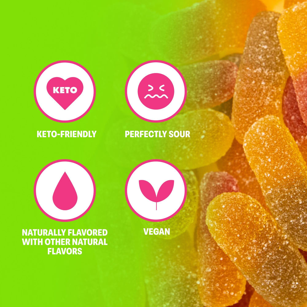Shameless Wild Worms nutrition label close-up, 70 calories per bag.
