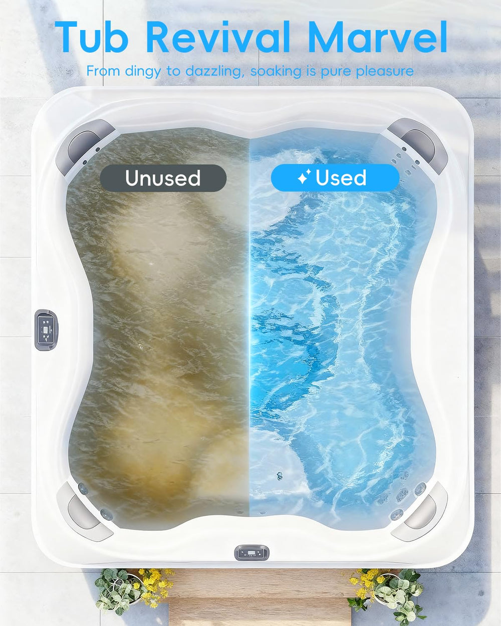 SHAPON fast-acting spa shock supports comfortable soaks
