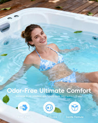SHAPON water clarity with spa shock maintains inviting water