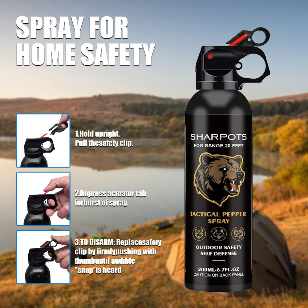 SHAR POTS pepper spray easy to carry for daily protection
