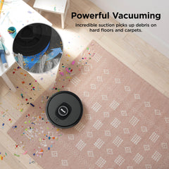 Shark AI Ultra Robot Vacuum dock base demonstrates 30-day self-empty capacity for easy maintenance.