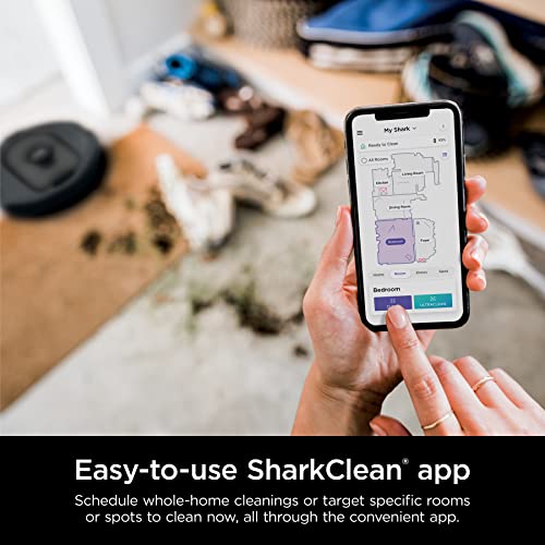 Shark AI Ultra Robot Vacuum self-empty base shown with tidy storage and minimal maintenance.